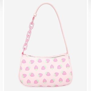 Pink Strawberry Purse
